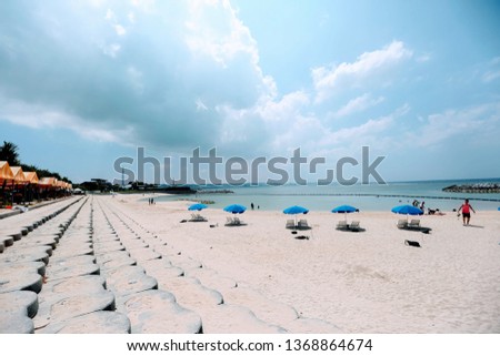 Beautiful beach in Okinawa, Japan