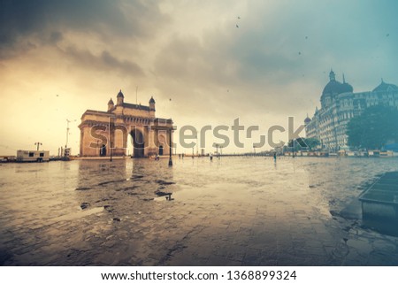 Gateway of India, Mumbai, India Royalty-Free Stock Photo #1368899324