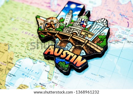 Austin map background
