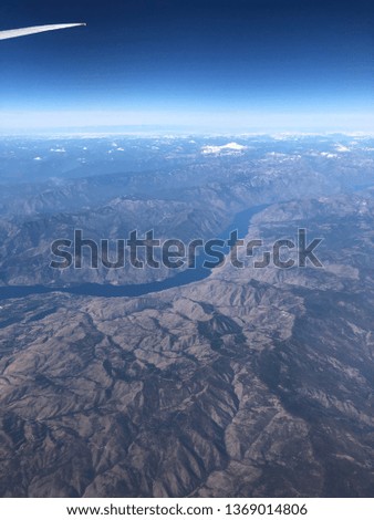 California plane view