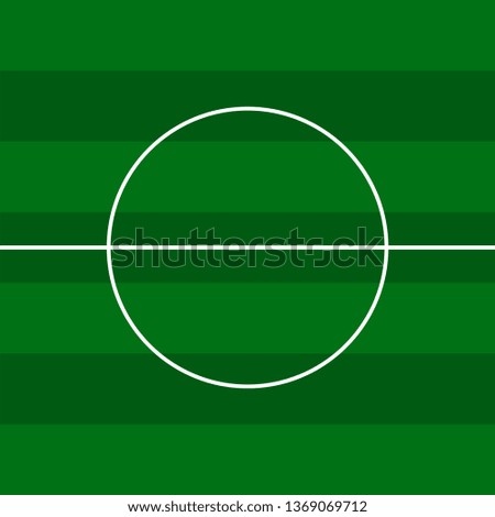 Isolated soccer field image. Vecgtor illustration design