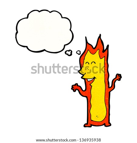 fire cartoon character