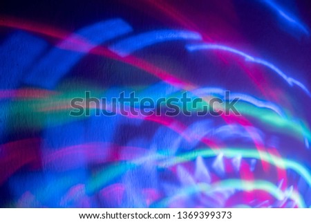 Blur Color light on wall background