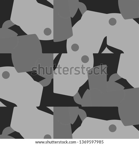 Halftone monochrome texture background. Abstract vintage black and white vector illustration Texture