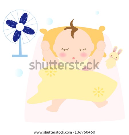sleep Baby Illustration