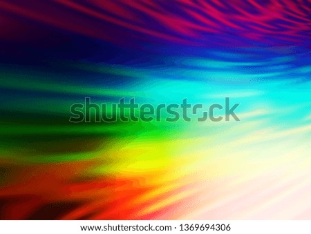 Light Multicolor, Rainbow vector abstract blurred pattern. Colorful illustration in blurry style with gradient. The blurred design can be used for your web site.