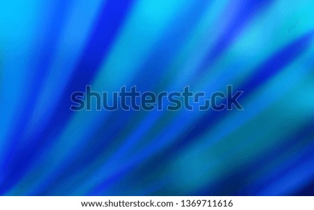 Light BLUE vector abstract layout. New colored illustration in blur style with gradient. New style design for your brand book.