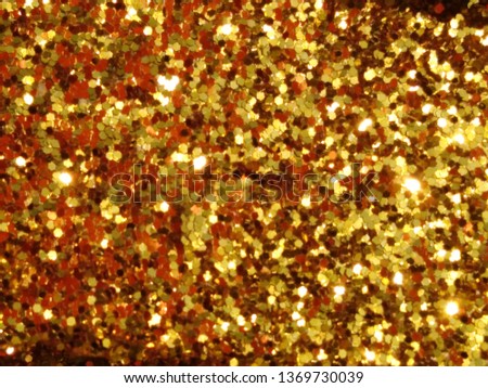 Glittering golden wall