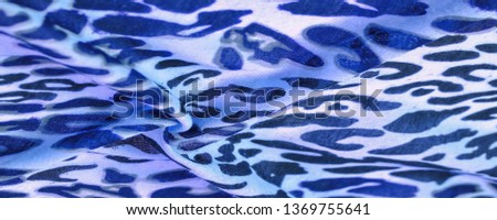 texture, background, pattern, silk fabric, european foot, fashion, leopard print, animal, irreplaceable texture for your projects, blue white shade
