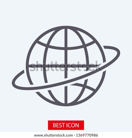 Globe earth icon. World icon