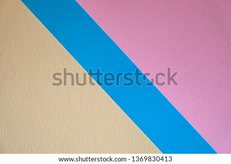 Abstract geometric paper design, blank space, lines, top view