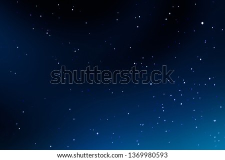 BLUE NIGHT STARRY SKY BACKGROUND