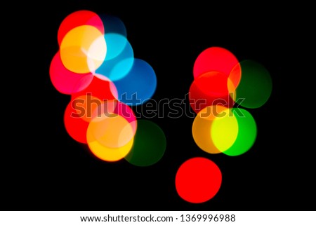 Abstract Light Bokeh Background.
