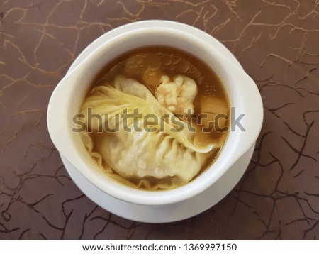 Dry Seafood Hoi Sin Hai Sian Double Boiled Dumpling Superior Stock Herbal Soup