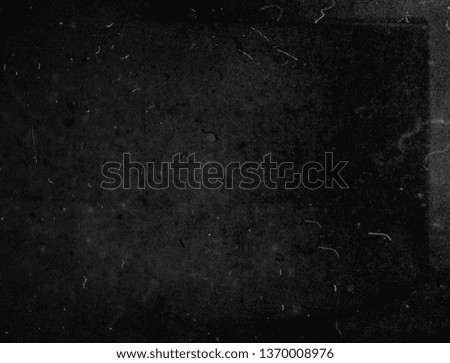 Black grunge scratched background, old film effect, distressed scary horror texture