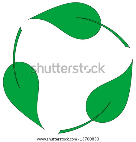 Recycle symbol, vector.