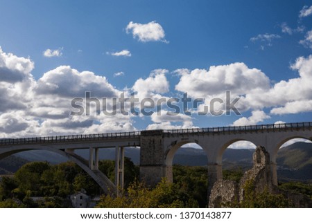 Isernia, Molise, S. Spirito railway bridge