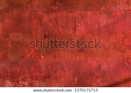 Grunge background metal leaf of color of rust