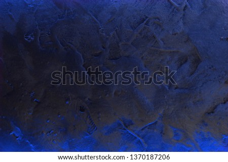 beautiful blue old shiny relief cement texture - abstract photo background