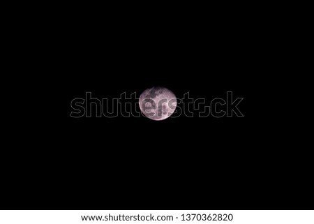 Full moon black background backdrop detail surface