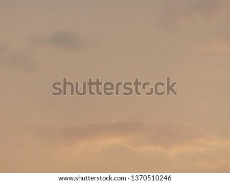 Picture of the sunset sky in the evening​ background​.