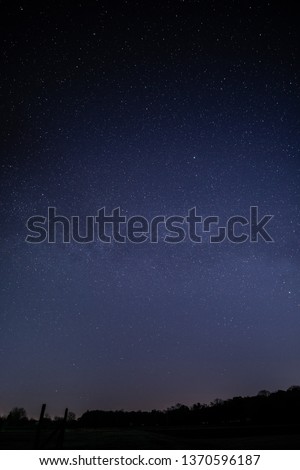 Nightscape Landscape Stars Photo