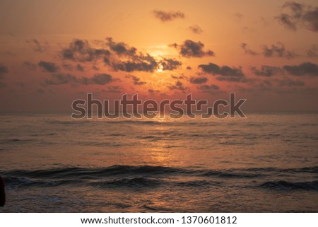 Early Morning Sunrise at Chennai