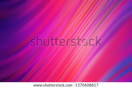 Light Purple, Pink vector background with astronomical stars. Space stars on blurred abstract background with gradient. Pattern for astrology websites.