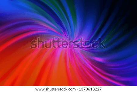 Light Blue, Red vector glossy abstract backdrop. An elegant bright illustration with gradient. New style design for your brand book.