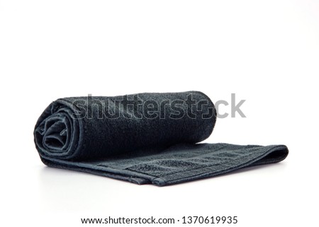 A studio photo of a sweat towel
