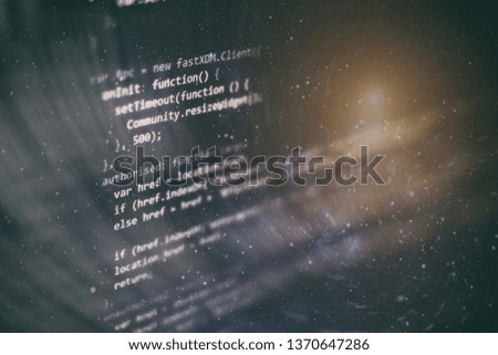 Programming source code HTML for Website development. Server logs analysis.