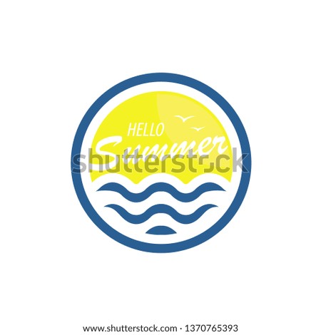 Hello Summer Logo Design Inspiration