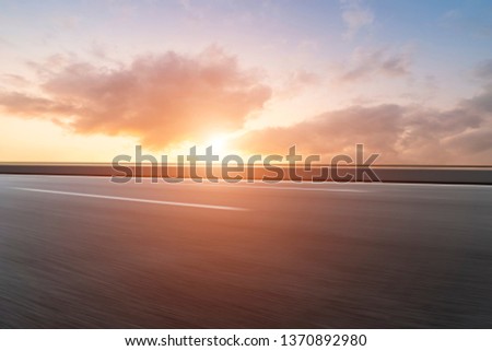 Road and Sky Landscape

