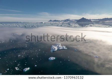 Greenlandic sea ice and icebergs. Pictures taken on the Northwest coast of Greenland.