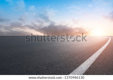 Road and Sky Landscape


