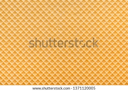 empty golden wafer texture, background for your design Royalty-Free Stock Photo #1371120005