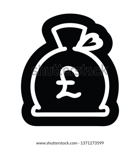 money sack icon symbol