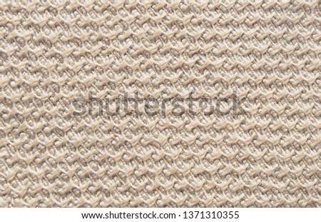 Linen texture, beige fabric texture as background