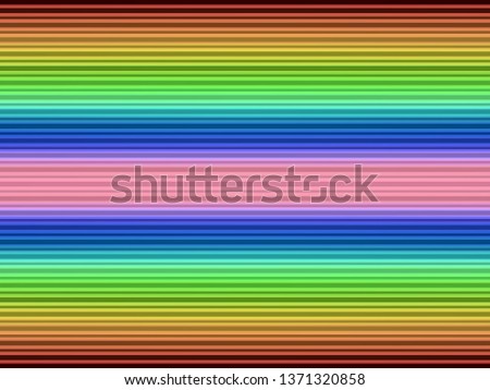 multicolored parallel horizontal lines pattern. abstract vibrant geometric elements background. elegant illustration for template wallpaper graphic poster or creative concept design
