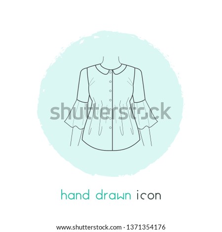 Clothes icon line element. Vector illustration of clothes icon line isolated on clean background for your web mobile app logo design.