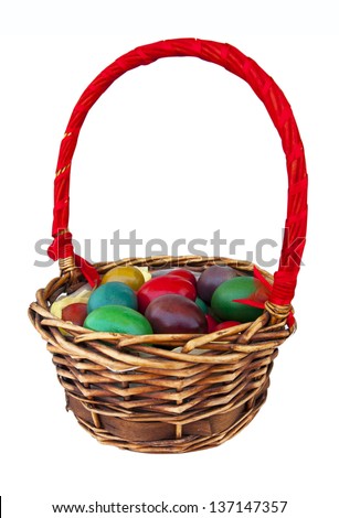 Basket full of Ester Eggs