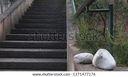 White Stones and Stairs