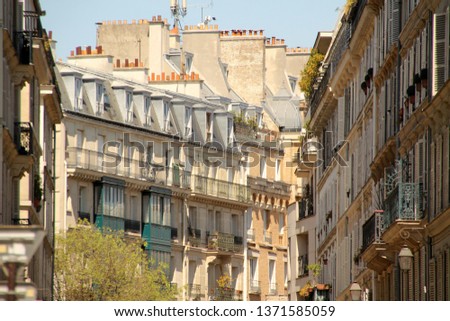 Apartments in the downtown of Paris