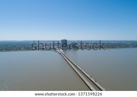 Aerial Drone Photography of the Lake Pontchartrain Causeway 