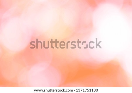Abstract orange bokeh background