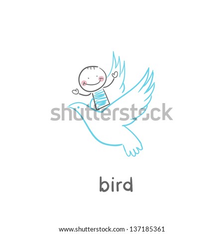 Bird and man