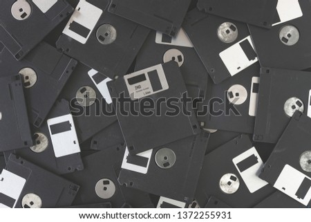 blank floppy disks  background