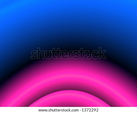 Blue background with rosy fold