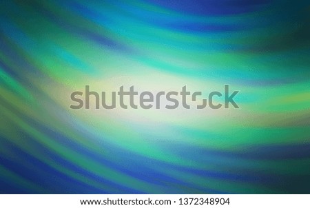 Light Blue, Green vector background with bent lines. Geometric illustration in abstract style with gradient.  Abstract design for your web site.