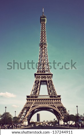 Eiffel Tower vintage